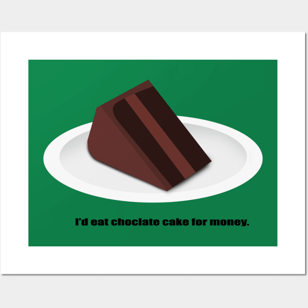 Let Them Eat Cake Wall Art by boxofficerefund